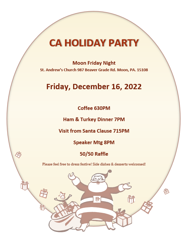 CA of PA Holiday Party